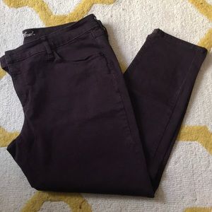 Maroon Skinny Jeans